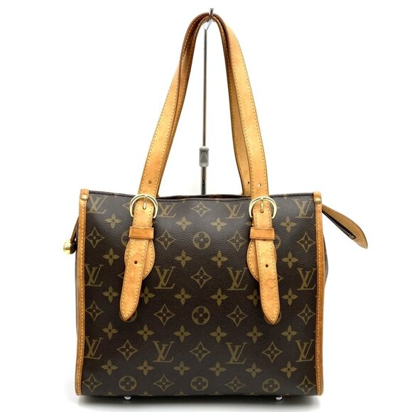 LOUIS VUITTON Brown Monogram Leather Tote Bag - Picture 1 of 9